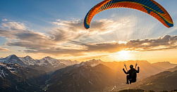 Полёт на параплане 